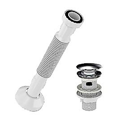 Çelik Kapaklı Taşmalı Lavabo Sifonu