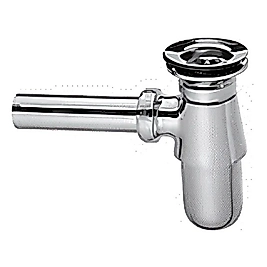 Taslı krom lavabo sifonu