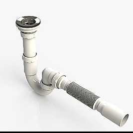 Körüklü Esli Lavabo Sifonu