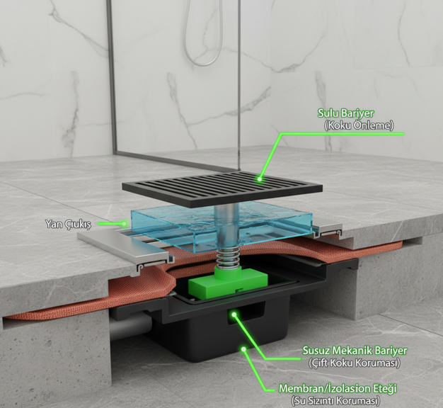 Banyo Giderlerindeki 2 Büyük Soruna Kalıcı Çözüm: Koku ve Su Sızıntısı