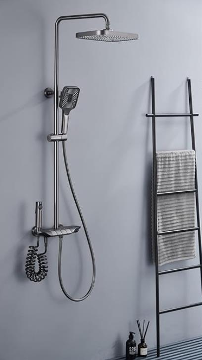 Piyano tuşlu banyo batarya ve duş seti