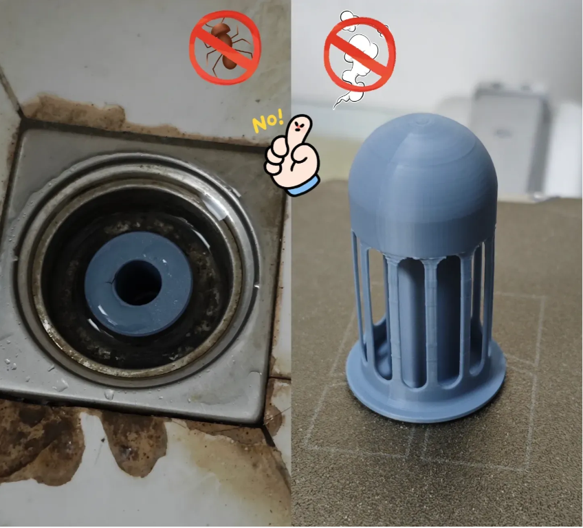 Yer süzgeci koku önleyici