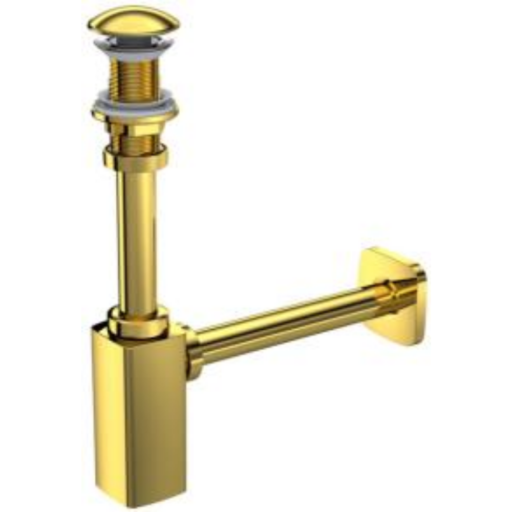 Lüx Gold Taslı Lavabo Sifonu