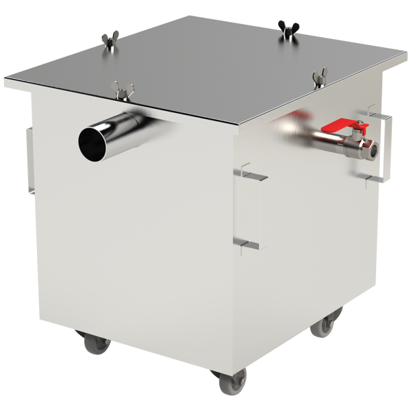 Tezgah Altı Yağ Ayırıcı Tekerlekli