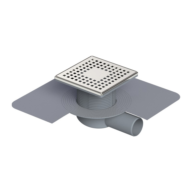 15x15 cm Paslanmaz Çerçeveli Membranlı Yer Süzgeci